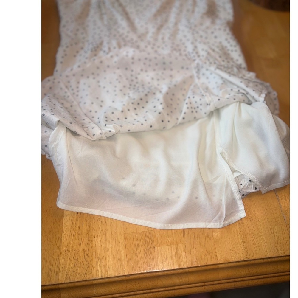 Romantic Polka Dot Smocked Mini Dress Cottagecore Summer Urban Outfitters NWT - Picture 12 of 12